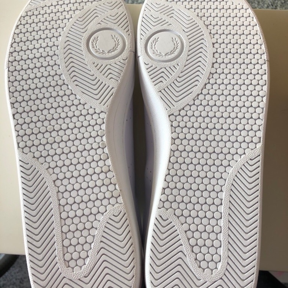 White Fred Perrys